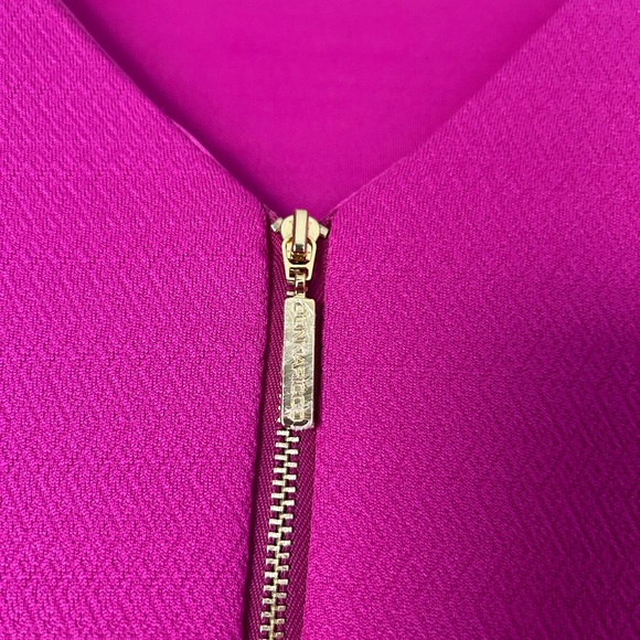 Textured Wrap Waist Sheath Dress 14P - Picture 6 of 7